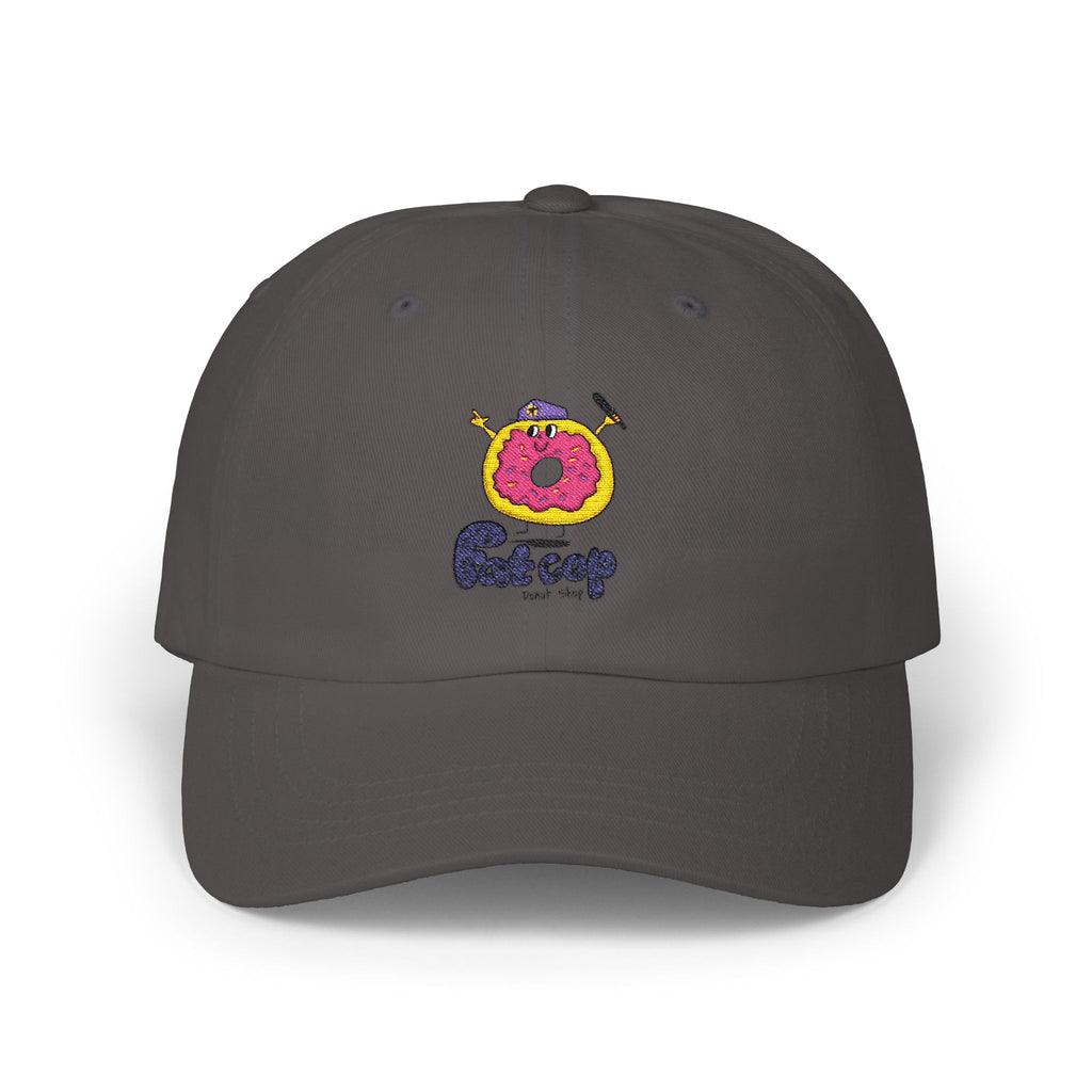 Dad Cap — Fun Donut 'Outcrop' Embroidered Cotton Hat