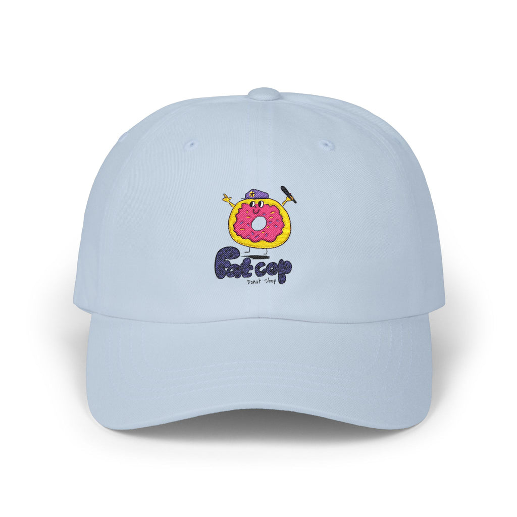 Dad Cap — Fun Donut 'Outcrop' Embroidered Cotton Hat