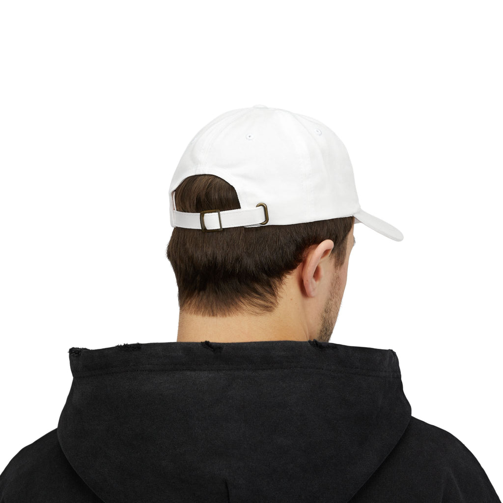 Dad Cap — Fun Donut 'Outcrop' Embroidered Cotton Hat